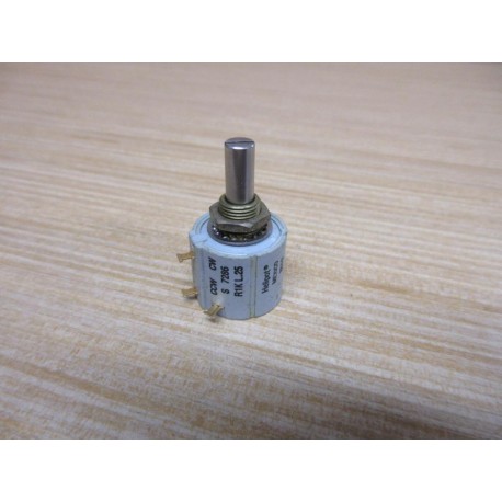 Helipot S 7286 CCW Potentiometer S7286 R1K L.25 - New No Box