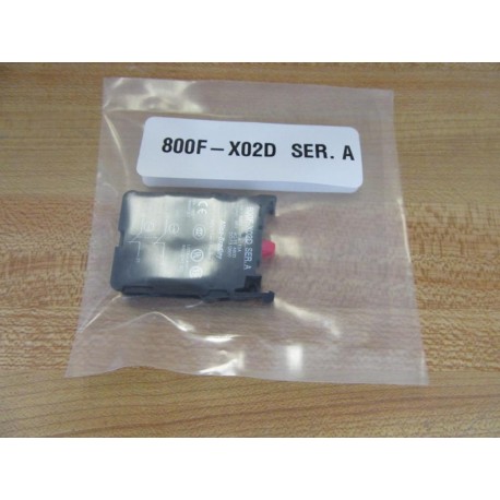 Allen Bradley 800F-X02D Contact Block 800FX02D