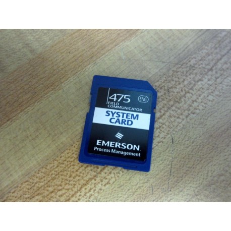 Emerson 475 SanDisk Field Communicator System Card - Used