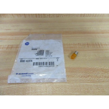 Allen Bradley 800E-N157A Miniature Lamp Light Bulb Amber