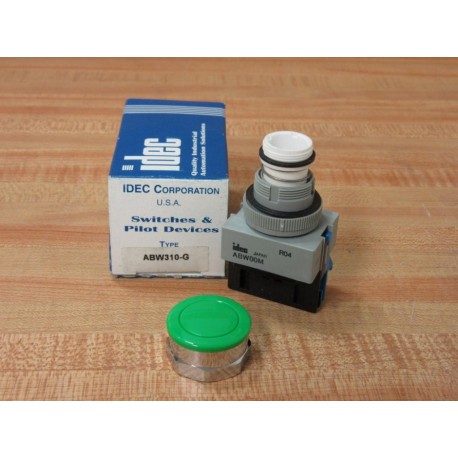 IDEC ABW310-G 22MM Green Pushbutton ABW310G