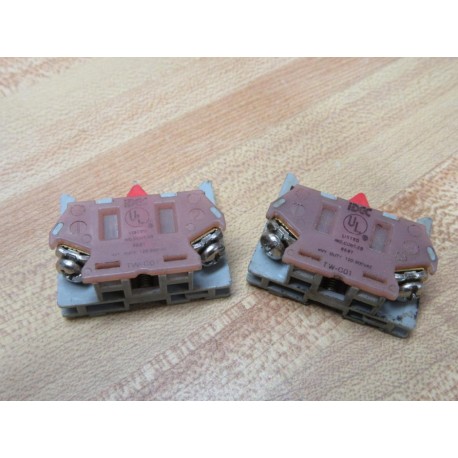 Idec TW-C01 Contact Block TW-CO1 (Pack of 2) - Used