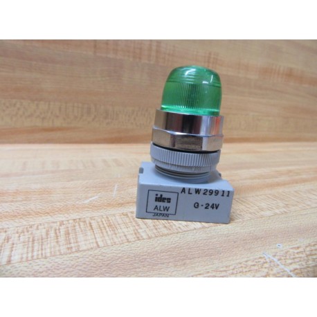 Idec ALW29911-G-24V Illuminated Push Button ALW29911G24V - New No Box