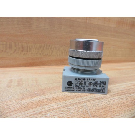 Idec ALFW29911-R-12V Pushbutton ALFW29911R12V Core Only - New No Box