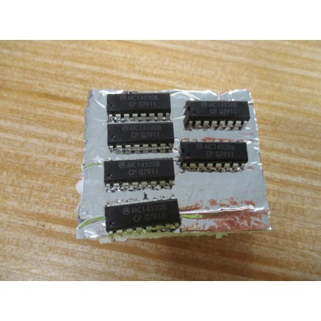 Motorola MC14520BCP Integrated Circuit (Pack of 6)