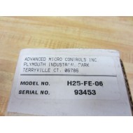 Advanced Micro Controls H25-FE-06 H25FE06 Transducer Serial Number: 93453