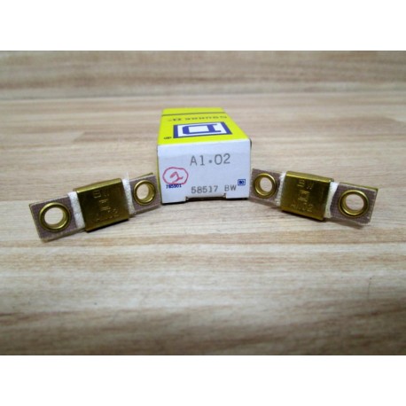Square D A1.02 Overload Relay Heater Element  A102 (Pack of 2)