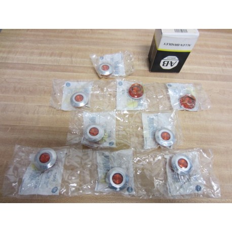 Allen Bradley 800T-N159A Amber Lens Cap 800TN159A Series C (Pack of 9)