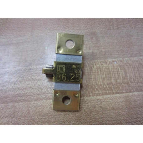 Square D B6.25 Overload Relay Heater Element B625 (Pack of 2) - New No Box