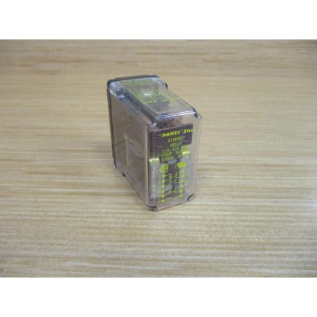 MSD 219BBXP 115-125VDC Relay 219BBXP - New No Box