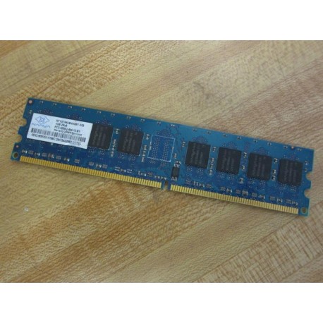 Nanya NT1GT64U8HA0BY-37B Memory Module NT1GT64U8HA0BY37B - Used