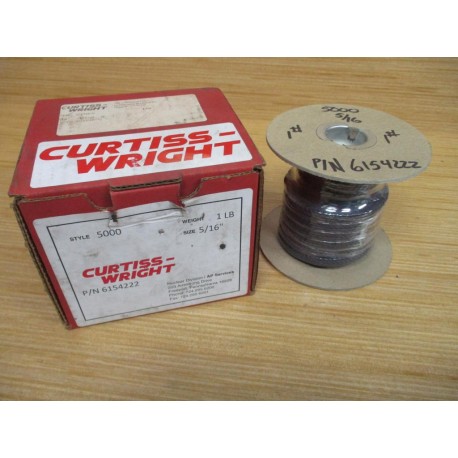 Curtiss-Wright 6154222 Graphite Packing 516" 1Lb. Spool