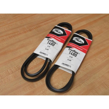 Gates 1480 Truflex Belt 3L480 (Pack of 2)