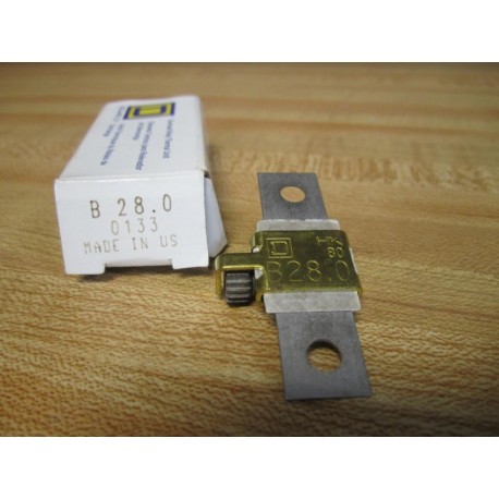 Square D B28.0 Overload Relay Heater B28