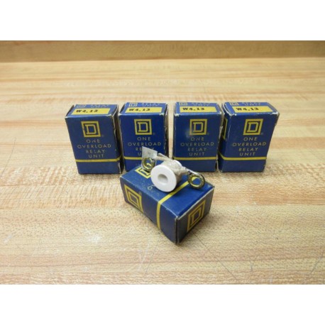 Square D W4.13 Overload Relay Heater Element W413 (Pack of 5)