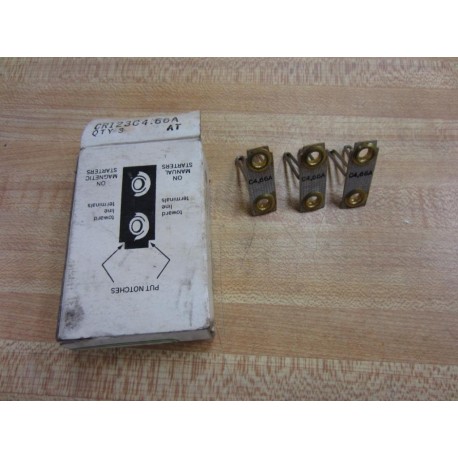 General Electric CR123C4.66A GE Heater Element C4.66A (Pack of 3)