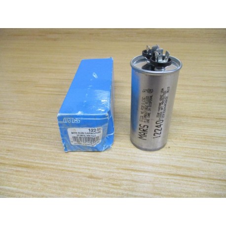 Mars 12240 Motor Run Capacitor 25 MFD, 440VAC