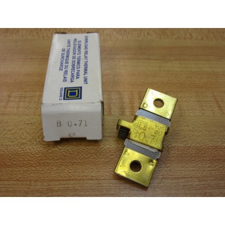 Square D B.71 Overload Thermal Heating Unit B0.71 (Pack of 2)