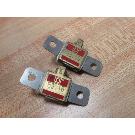 Square D B9.1 Overload Relay Heater Element B9.10 Without Covers (Pack of 2) - Used