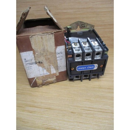 Joslyn Clark T77U033-46 TM Contactor T77U03346 53474