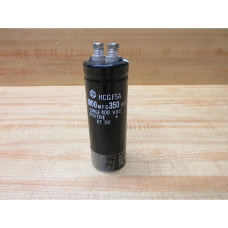 Hitachi HCG F5A Capacitor HCGF5A 1000 MFD 350 VDC - New No Box