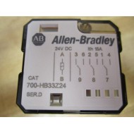 Allen Bradley 700-HB33Z24 24VDC Relay 700HB33Z24 Series D (Pack of 2) - New No Box