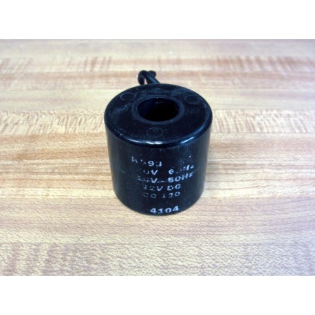4104 Coil 20V 60Hz  10V 50Hz  32VDC  CC 130 - Used