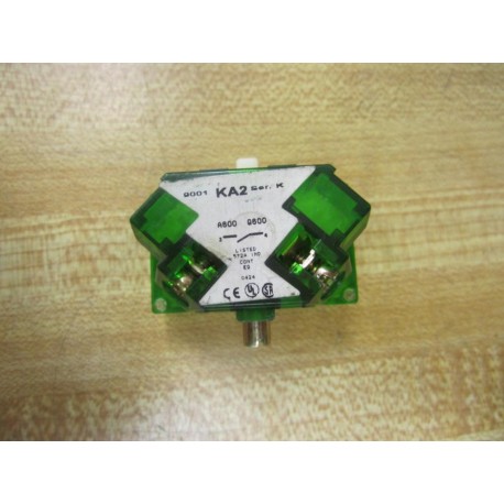 Square D 9001-KA2 Contact Block 9001KA2 88001 Ser K - New No Box