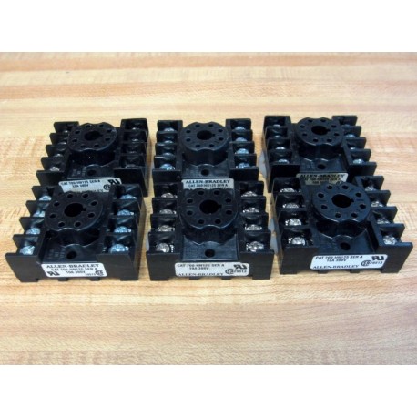 Allen Bradley 700-HN125 Relay Socket 700HN125 (Pack of 6) - Used