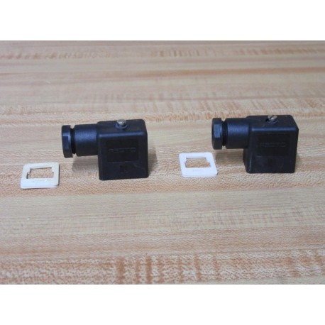 Festo MSD-6 Solenoid Connector MSD6 (Pack of 2) - New No Box