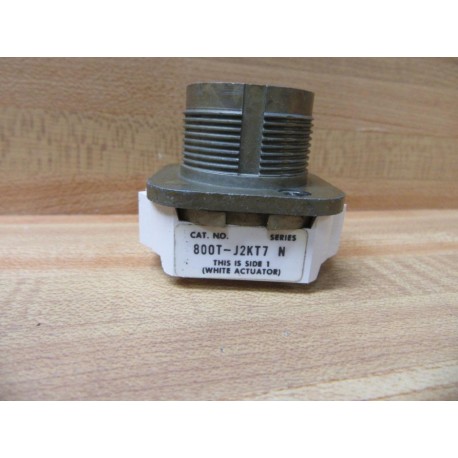 Allen Bradley 800T-J2KT7 3-Pos. Selector Switch Core Only - Used