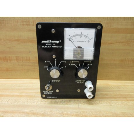 Multi-Amp 185 CT Burden Ammeter - New No Box