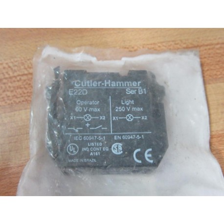 Cutler Hammer E22D Eaton Lamp Contact