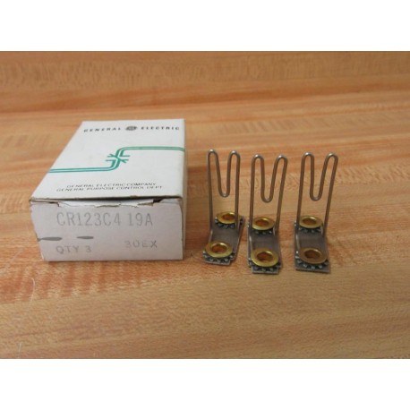 General Electric CR123C4.19A GE Heater Element C4.19A WO Screws (Pack of 3)