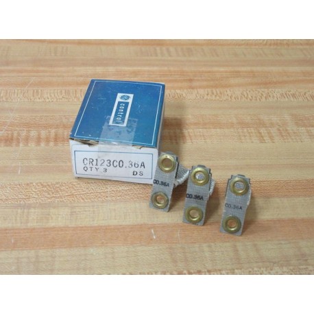 General Electric CR123C0.36A GE Relay Heater C0.36A (Pack of 3)
