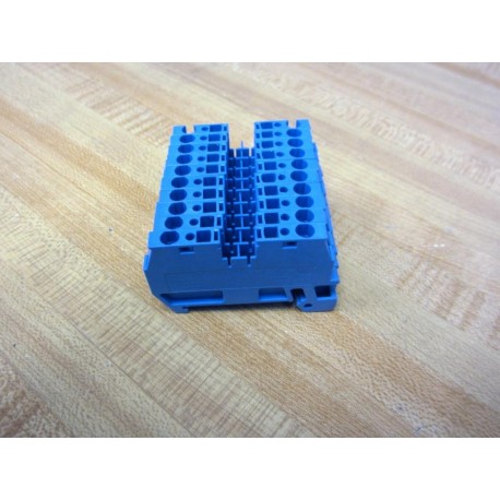 Morsettitalia EURO Q2.535 Terminal Block Q2.535 Blue (Pack of 10) - New No Box