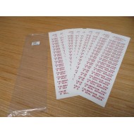 Q-Cee's M5031A TE Connectivity TamperproofCalibration Labels (Pack of 160)