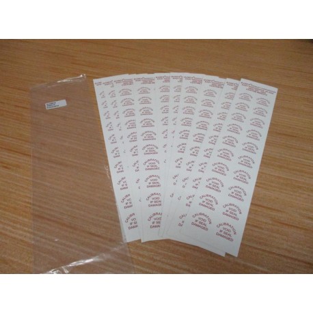 Q-Cee's M5031C TE Connectivity Tamperproof Calibration Labels (Pack of 200)