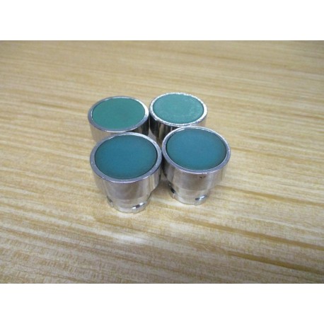 Telemecanique ZB2-BA3 Green Flush Head Operator Button ZB2BA3 061201 (Pack of 4) - Used