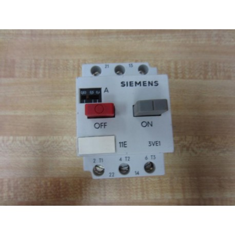 Siemens 3VE1-010-2E Starter 3VE10102E - New No Box