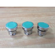Telemecanique ZB4BA3 Green Pushbutton 089574 (Pack of 3) - New No Box