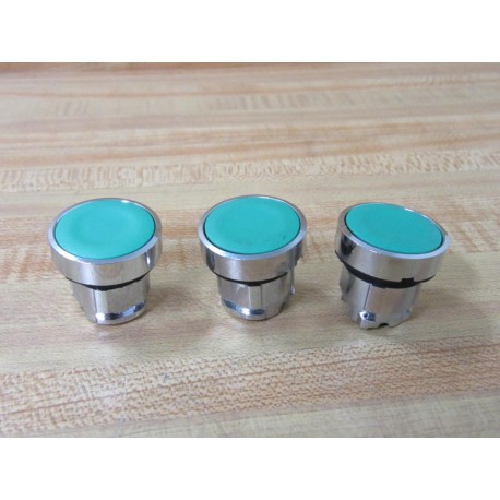 Telemecanique ZB4BA3 Green Pushbutton 089574 (Pack of 3) - New No Box