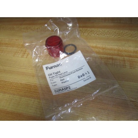 Furnas 52RA5P2 Red Plastic Lens (Pack of 2)