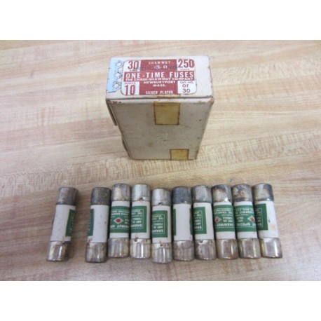 Gould Shawmut Ferraz Mersen OT-30 Tri-Onic Fuse 0T30 (Pack of 10)