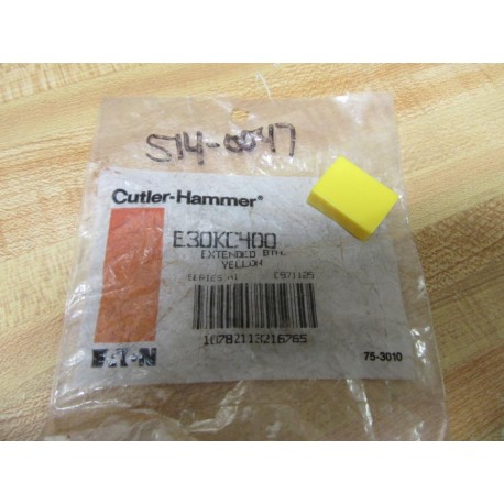 Cutler Hammer E30KC400 Eaton Extended Yellow Button 971125