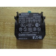 Cutler Hammer E22B2 Eaton Contact Block - New No Box