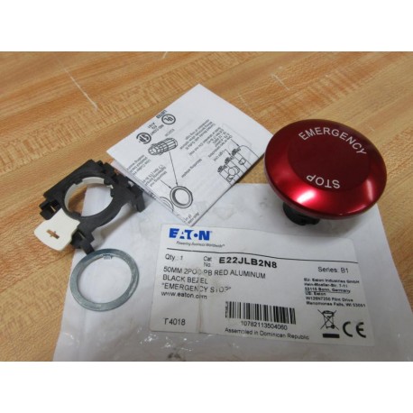 Eaton E22JLB2N8 Cutler Hammer E-Stop Button