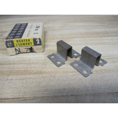 Allen Bradley N71 Overload Relay Heater Element WO Screws (Pack of 2)