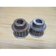 Martin 16L100 Timing Belt Pulley (Pack of 2) - Used