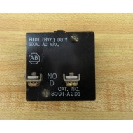 Allen Bradley 800T-A2D1 Push Button 800TA2D1 Contact Only - New No Box